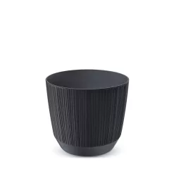 Virágcserép 146 x 126 mm antarcit  Ryfo Prosperplast