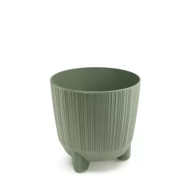   Virágcserép  3 lábon álló - föld zöld- RYFO N 145x145mm