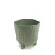 Virágcserép  3 lábon álló - föld zöld- RYFO N 145x145mm