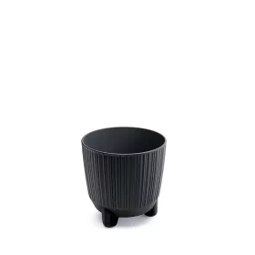Virágcserép  3 lábon álló - antracit- RYFO N 145x145mm