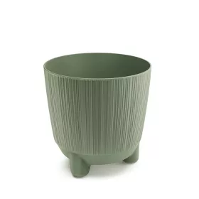   Virágcserép  3 lábon álló - föld zöld - RYFO N 168x170mm