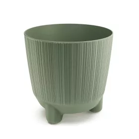   Virágcserép  3 lábon álló - föld zöld- RYFO N 195x194mm