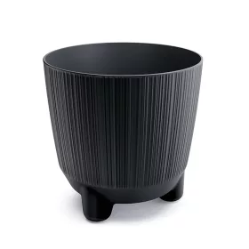 Virágcserép  3 lábon álló - antracit- RYFO N 195x194mm