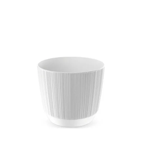 Virágcserép 90 Ryfo 107x107x91 mm Fehér Prosperplast