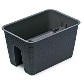 Virágcserép 396 mm Antracit RATOLLA SQUARE Prosperplast
