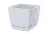 Virágcserép 250 mm Fehér RATOLLA square Prosperplast