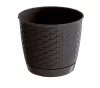Virágcserép 165 mm Sötét barna RATOLLA round Prosperplast