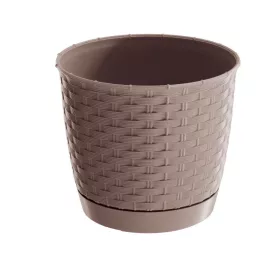 Virágcserép 165 mm Mokka RATOLLA round Prosperplast