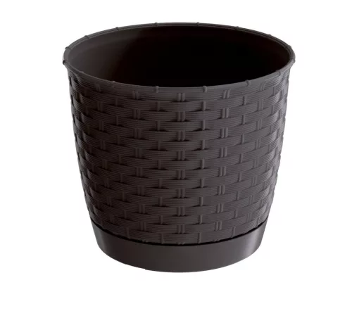 Virágcserép 190 mm Sötét barna RATOLLA round Prosperplast