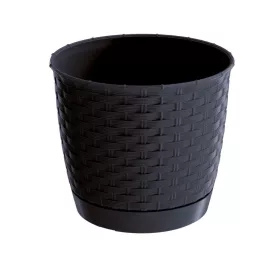   Virágcserép 220 x 195 mm Antracit RATOLLA round Prosperplast