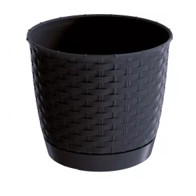 Virágcserép 300 mm Antracit RATOLLA round Prosperplast