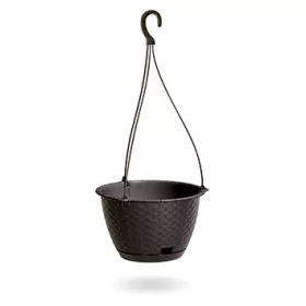   Virágcserép 217x142 mm Sötét barna RATOLLA ROUND W Prosperplast