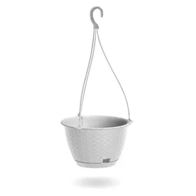 Virágcserép 217x142 mm Fehér RATOLLA ROUND W Prosperplast