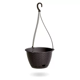   Virágcserép 243x160 mm Sötét barna RATOLLA ROUND Prosperplast