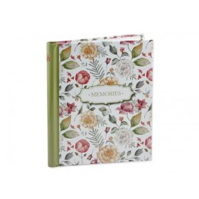   Memories fotóalbum 20 lapos 20x28 cm virágmintás emlékalbum