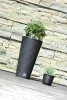 Virágcserép 250 x 476 mm Antracit Rato Tubus 2 in1 Prosperplast