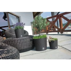 Virágcserép 250 mm Fehér RATO ROUND Prosperplast
