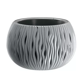 Virágcserép 144 mm Kőszürke BOWL SANDY Prosperplast