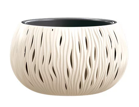 Virágcserép 478mm Krém BOWL SANDY Prosperplast