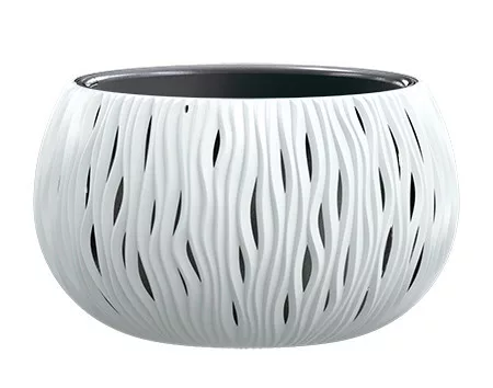 Virágcserép 478mm Fehér BOWL SANDY Prosperplast