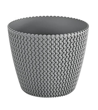 Virágcserép 218 mm Kőszürke SPLOFY Prosperplast