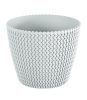 Virágcserép 218 mm Fehér SPLOFY Prosperplast