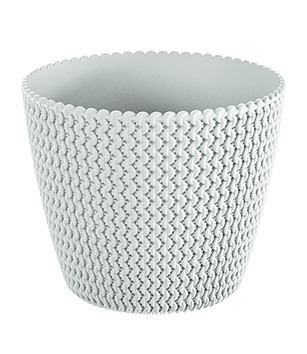 Virágcserép 218 mm Fehér SPLOFY Prosperplast
