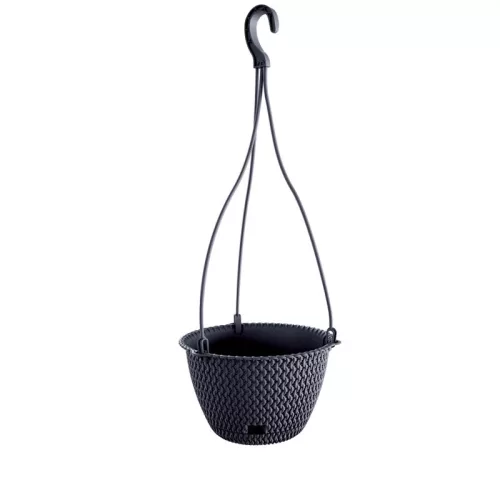 Függőcserép 230x145 mm Splofy Round W antracit Prosperplast