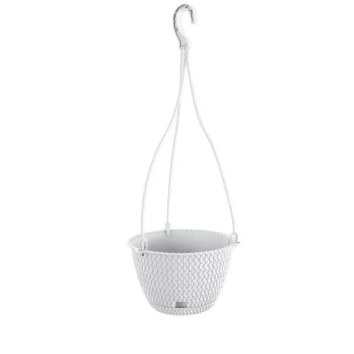 Függőcserép 270x166 mm Splofy Round W fehér Prosperplast