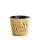 Virágcserép 189 x 165 mm Mustár SANDY ROUND Prosperplast