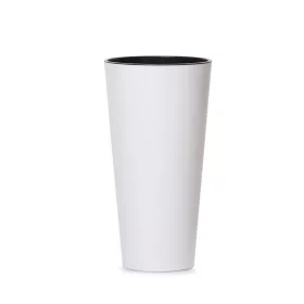   Virágcserép 150 Tubus Slim 2 in 1 150x150x286 mm Fehér Prosperplast