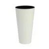 Virágcserép 250 Tubus Slim 2 in 1 250x250x476 mm Fehér Prosperplast