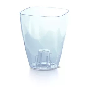 Virágcserép 132x132x165 mm Átlátszó COUBI Prosperplast