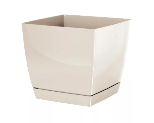 Virágcserép 100x100x92 mm Krém COUBI Prosperplast