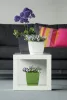 Virágcserép 100x100x92 mm Fehér COUBI Prosperplast