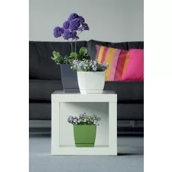 Virágcserép 135x135x124 mm Grafit COUBI Prosperplast
