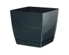 Virágcserép 180x180x165 mm Grafit COUBI Prosperplast