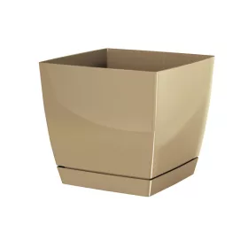 Virágcserép 210x210x192 mm Tejeskávé COUBI Prosperplast