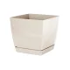 Virágcserép 210x210x192 mm Krém COUBI Prosperplast