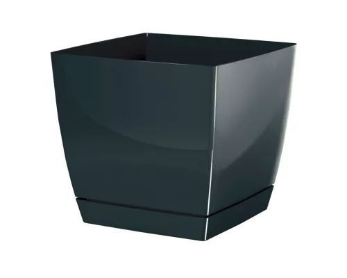 Virágcserép 240x240x220 mm Grafit COUBI Prosperplast