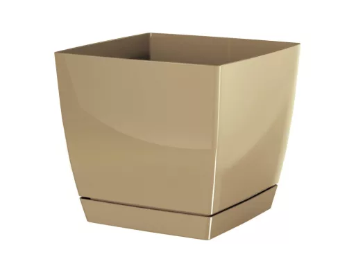 Virágcserép 240x240x220 mm Tejeskávé COUBI Prosperplast
