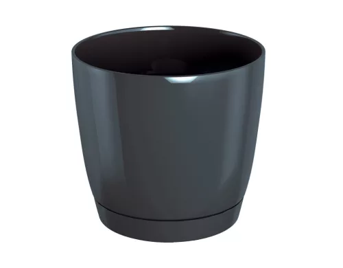 Virágcserép 100x92 mm Grafit COUBI Prosperplast