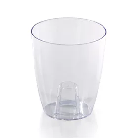 Virágcserép 132 mm Átlátszó COUBI Prosperplast