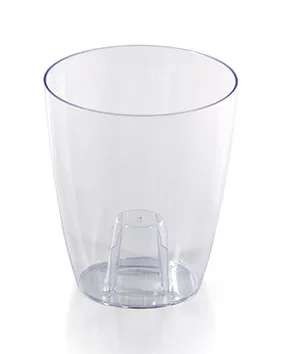 Virágcserép 132 mm Átlátszó COUBI Prosperplast