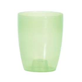 Virágcserép 132 mm Átlátszó zöld COUBI Prosperplast