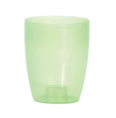 Virágcserép 132 mm Átlátszó zöld COUBI Prosperplast