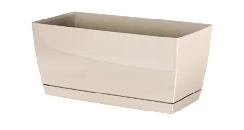 Virágcserép 290x142x136 mm Krém Ültevényes COUBI Prosperplast