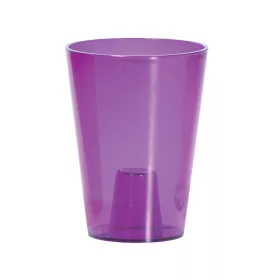 Virágcserép 130x170 mm Átlátszó Lila COUBI Prosperplast