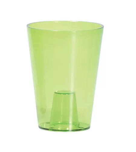 Virágcserép 130x170 mm Átlátszó zöld COUBI Prosperplast