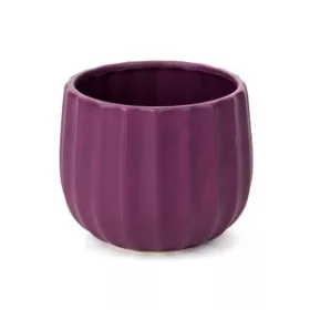 Deco kerámia kaspó matt lila 10x12cm